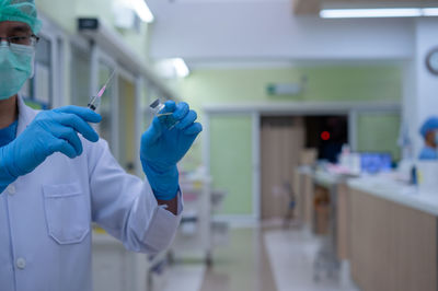 People working at home