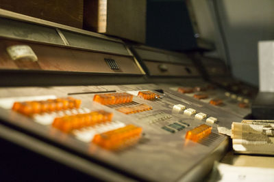 Close-up of computer keyboard