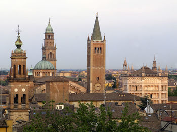 Historic building against sky in city