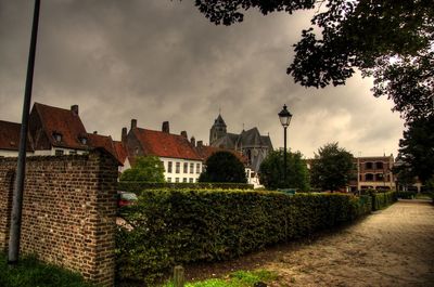 Buildings against sky