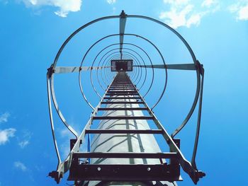 Low angle view of tower against sky