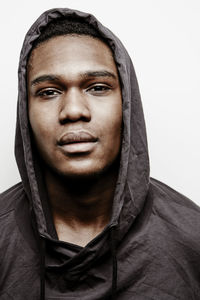 Portrait of young man, studio shot