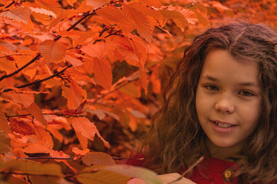 Close-up of young woman