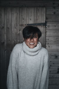 Portrait of a smiling young man