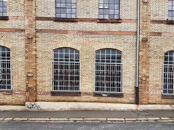 Facade of factory building