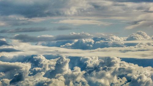 Scenic view of cloudy sky