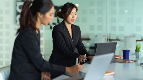 Woman working in office