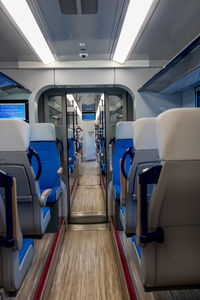 Interior of bus