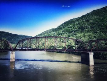 Scenic view of river against sky