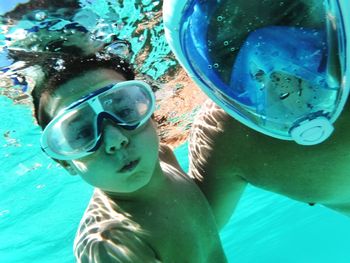 Close-up of swimming pool