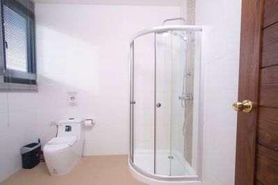 View of white bathroom