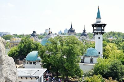 Buildings against sky