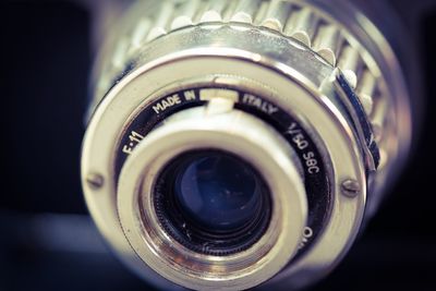 High angle view of camera