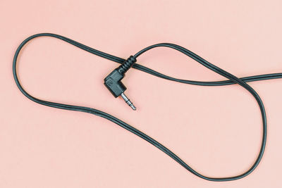 Close-up of chain against black background