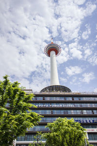 Low angle view of building against sky