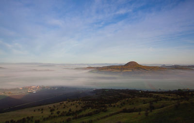 Scenic view of landscape against sky