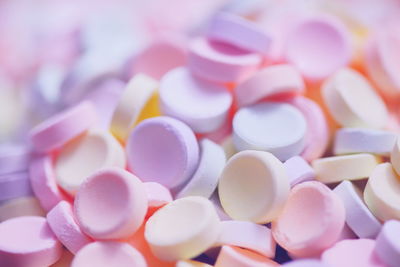 Full frame shot of colorful candies