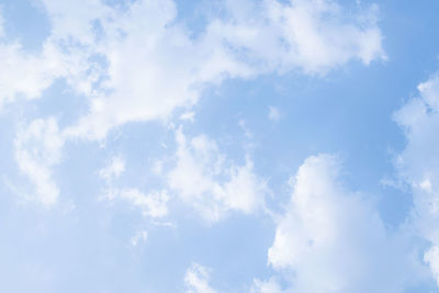 Low angle view of clouds in sky