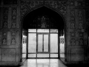 Entrance of historic building