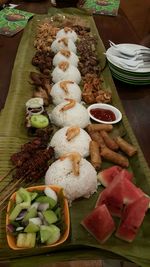 Full frame shot of food