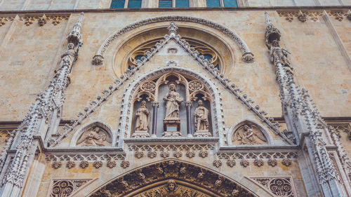 Low angle view of ornate building