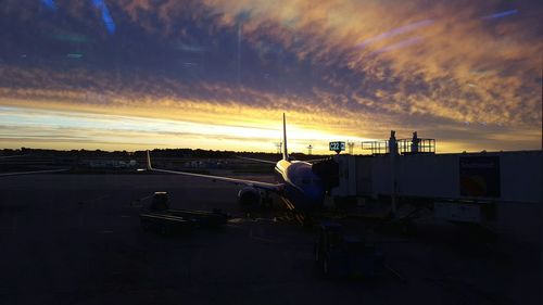 City at sunset