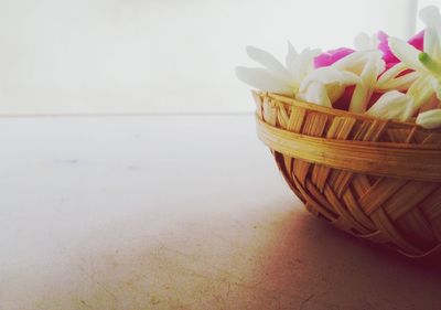 Close-up of food on table