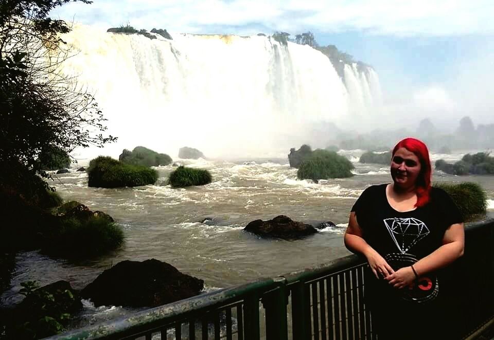 WOMAN IN RIVER