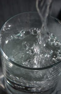 Close-up of drink in glass