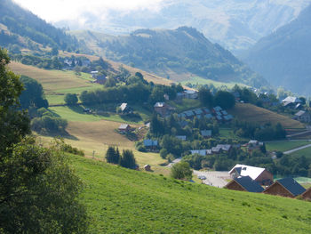 Scenic view of village