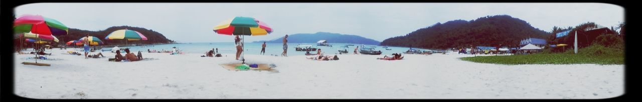 View of sea from beach