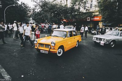 Traffic on road