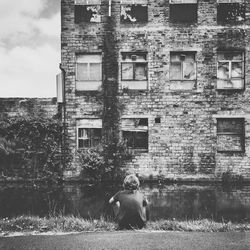 Woman standing in building