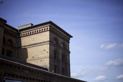 Low angle view of historical building against sky