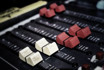 Close-up of computer keyboard