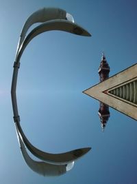Low angle view of blue sky