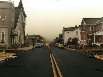 View of city street