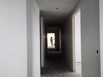 Man in corridor