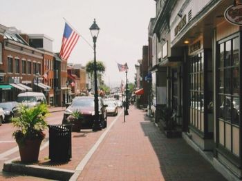 Street amidst buildings in city