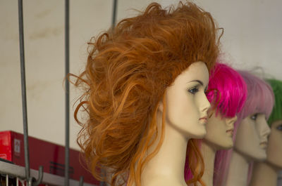 Close-up of young woman