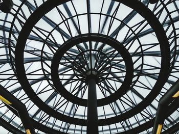 Low angle view of skylight
