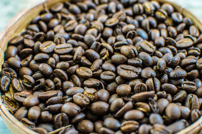 Close-up of coffee beans