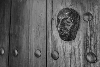 Close-up of wooden plank