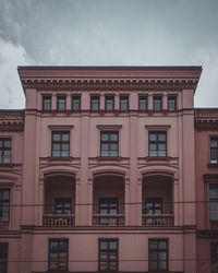 Low angle view of building against sky