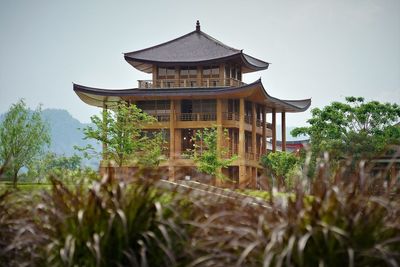 Exterior of building against sky