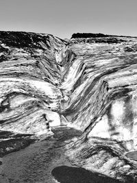 Scenic view of rock formations