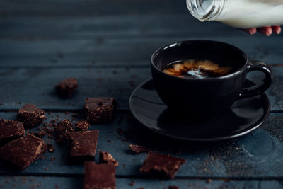 Close-up of drink on table