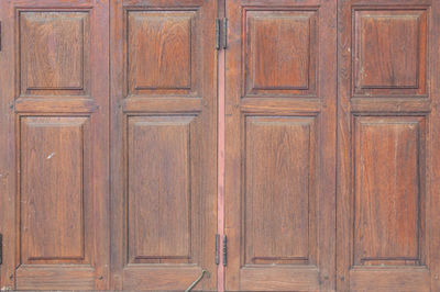 Full frame shot of wooden door