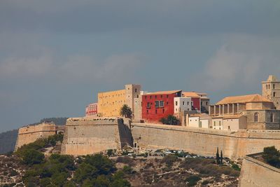 Buildings against sky