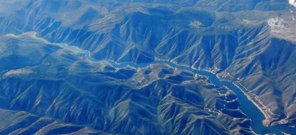 Aerial view of sea